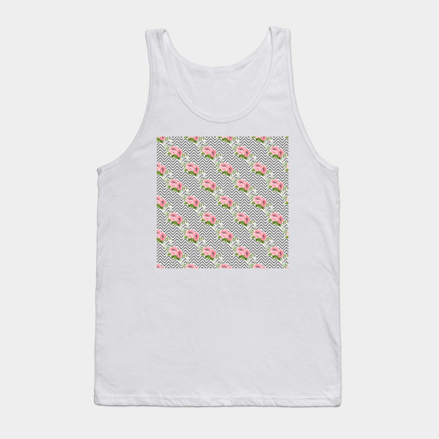 zig zag floral pattern